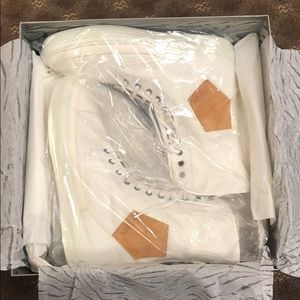 Men’s Alexander white high tops